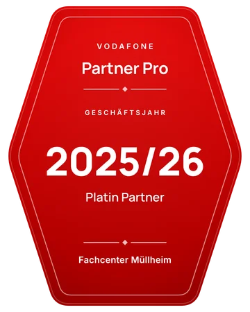 Vodafone Partner Pro, Platin Partner, Geschäftsjahr 2025/26, Fachcenter Müllheim